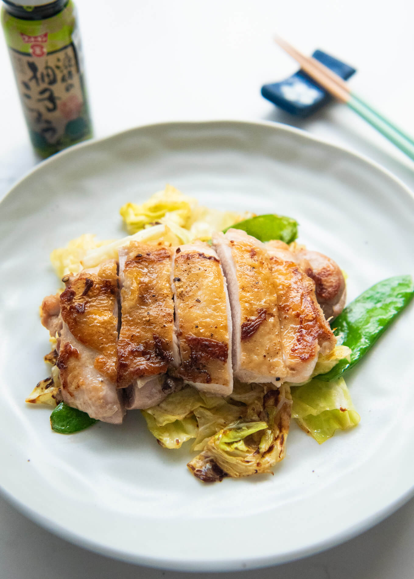 Crispy Skin Chicken with Yuzu Koshō