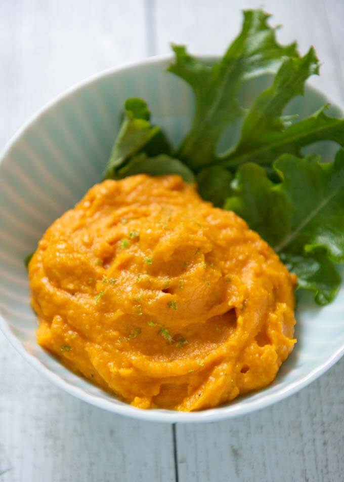 Mashed Pumpkin and Sweet Potato Salad