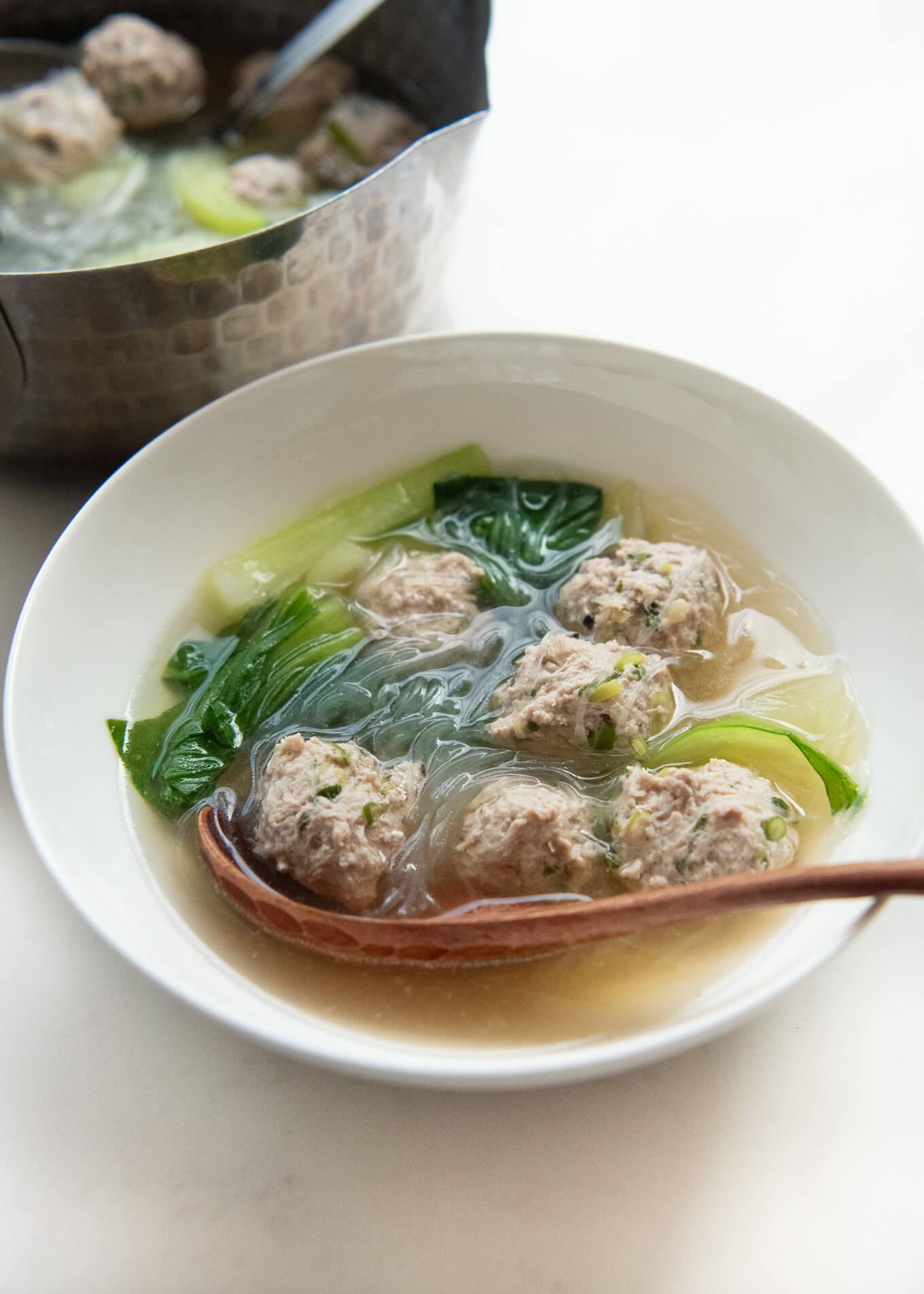 Pork Meatball and Vermicelli Soup
